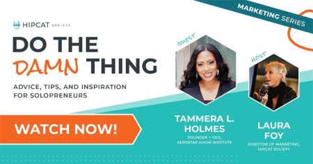 Graphic of Tammera Holmes with Aviation and Inspiration on Do The Damn Thing